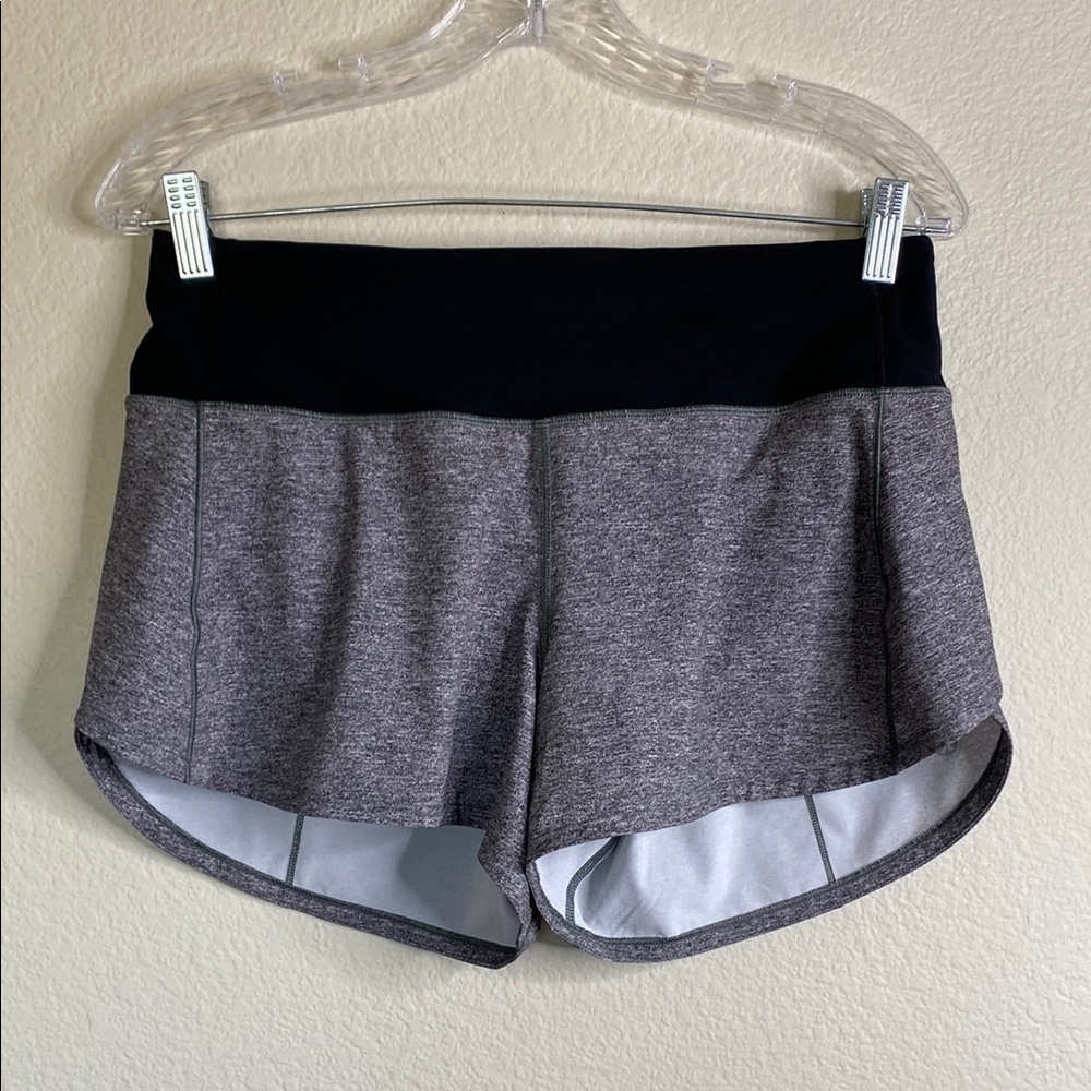 Lululemon speed shorts grey women’s 6 tall worn once